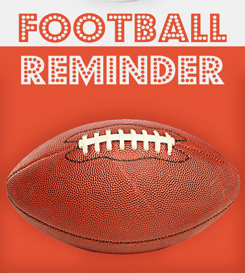 football reminder